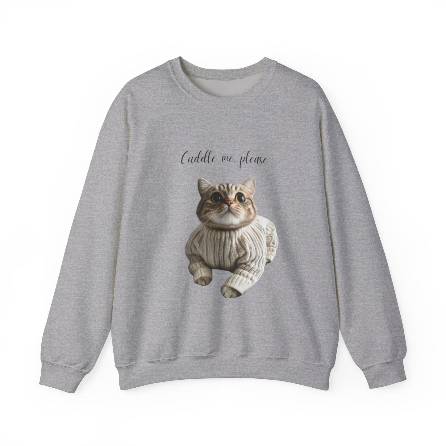 Cuddle me, please Cat Sweatshirt