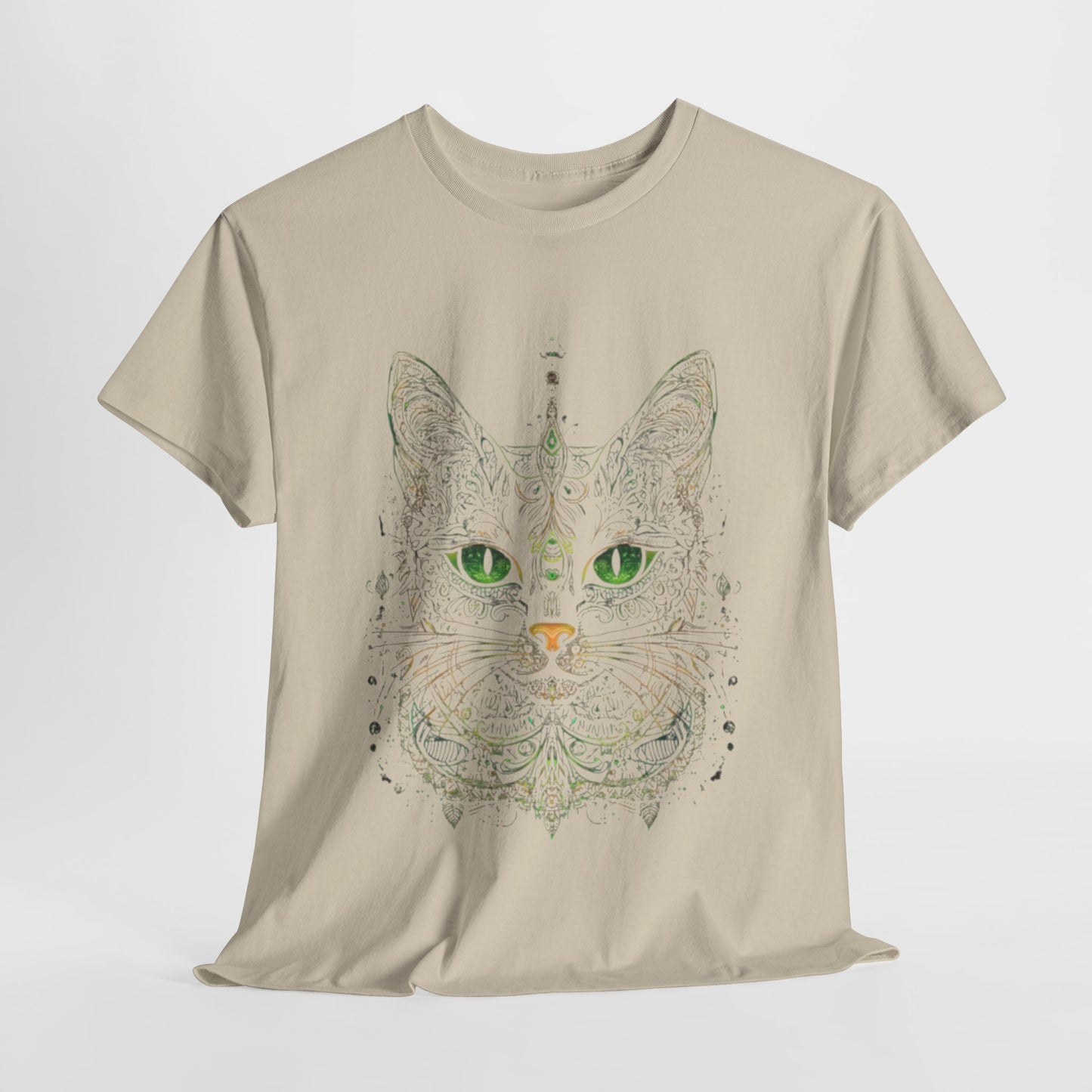 Mystical Cat Design Tee