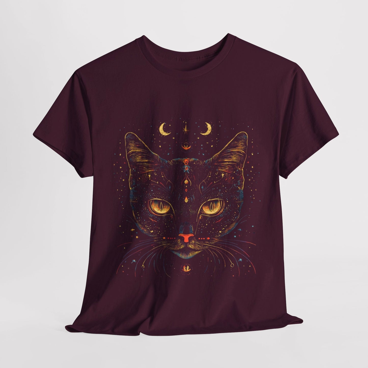 Mystical Cat T-shirt with a Twist