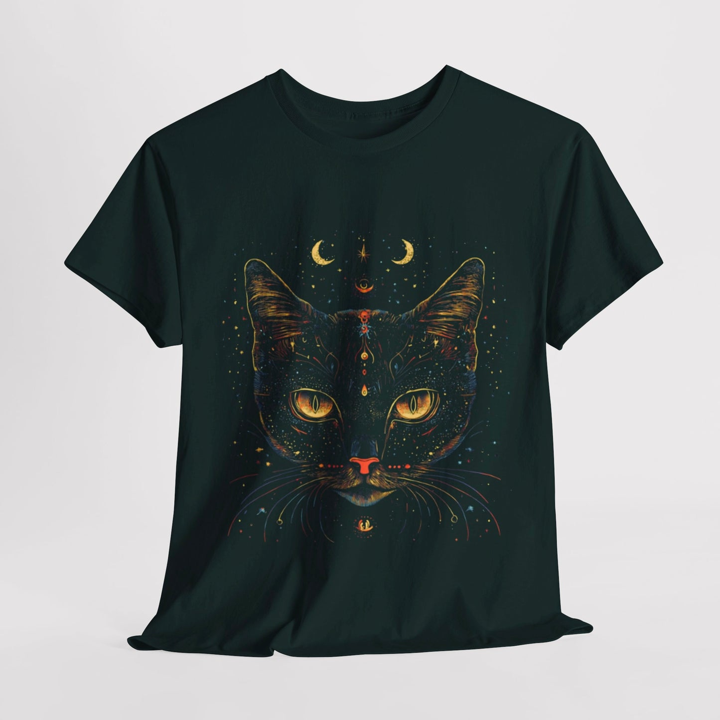 Mystical Cat T-shirt with a Twist