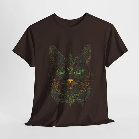 Mystical Cat Design Tee