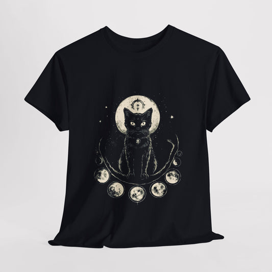 Magic Color-Changing Cat T-shirt