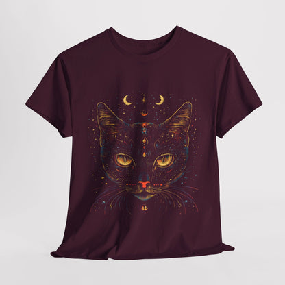 Mystical Cat T-shirt with a Twist