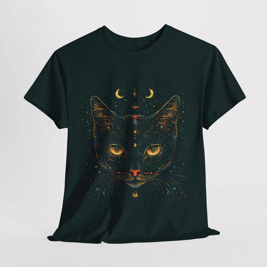 Mystical Cat T-shirt with a Twist