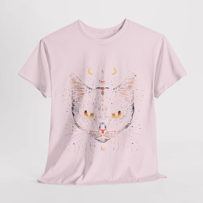 Mystical Cat T-shirt with a Twist